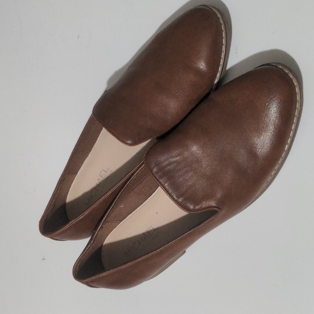 Michael By Michael Shannon Women''s Sherrill Brown Flat Loafers. Size 10